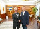 Илья Середюк поздравил с 80-летием легенду кузбасского футбола Виталия Раздаева